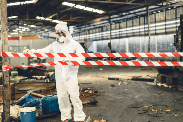 Professional Biohazard technician working in Lexington, SC